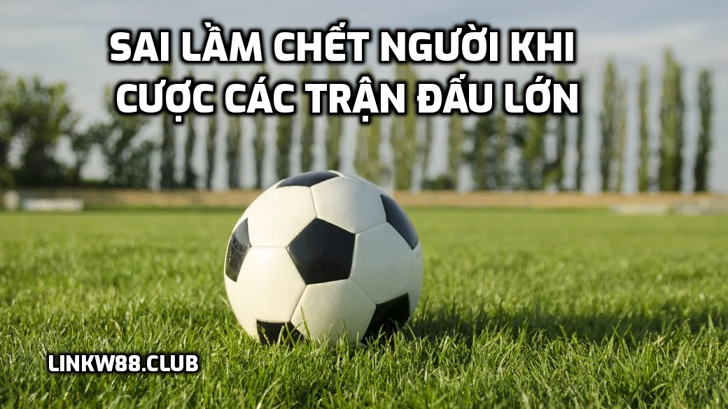 Đặt cược vào các trận đấu lớn
