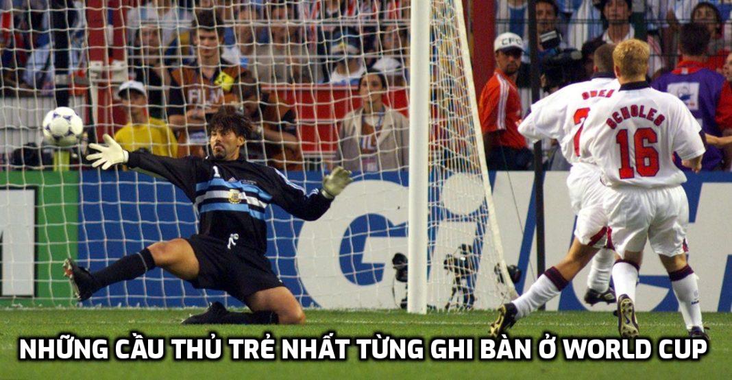Cầu thủ trẻ nhất từng ghi bàn ở World Cup